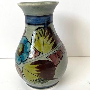 Ken Edwards Signed Tonala Art Pottery Vase Vintage 5 2/8"H